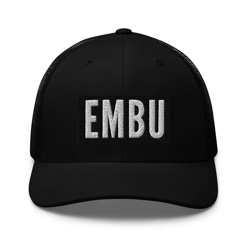 Embu Embroidered Trucker Hat