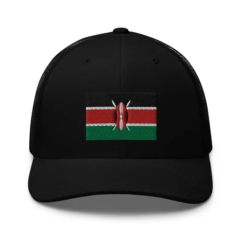 Kenyan  Flag Trucker Hat