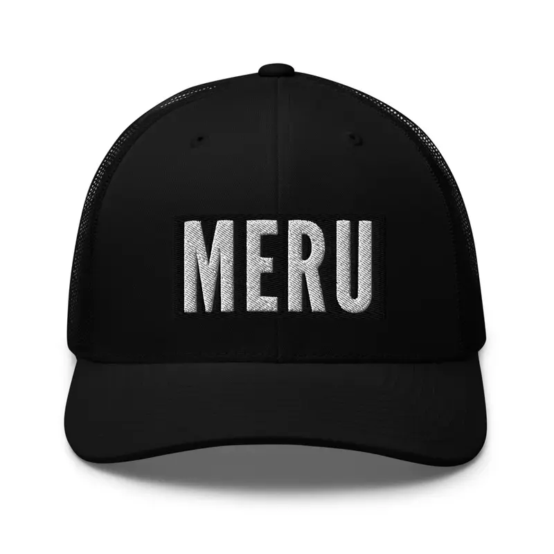 Meru Embroidered Trucker Hat